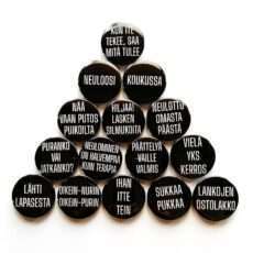 Käsityö rintanappi