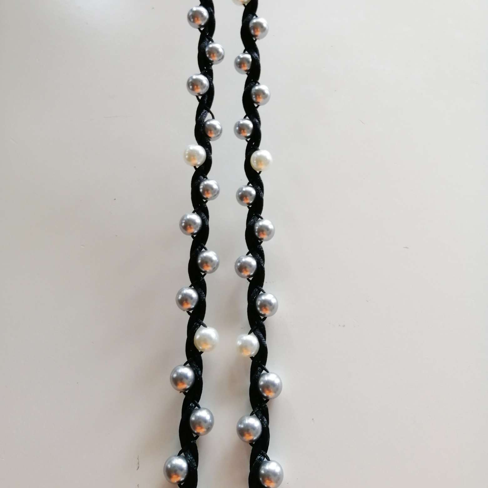 Olan yli avainnauha harmaavalkeahelmiäinen 162 cm - Image 2