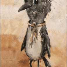 Laitoin oikein kravatinkin postikortti