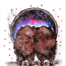 Yhdessä näkee kauemmas postikortti